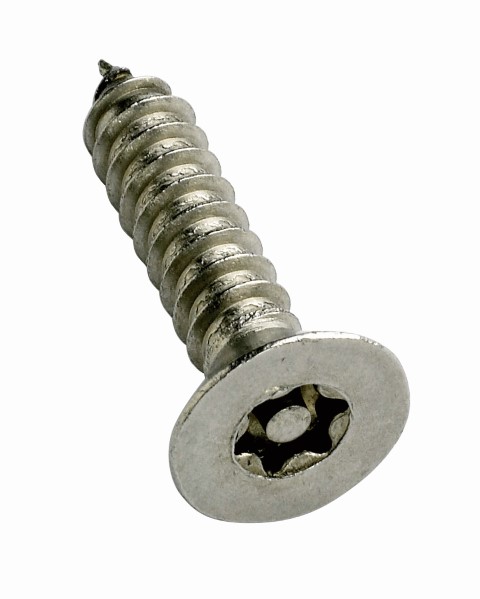 SECURITY STS SCREW CSK SS304 10G X 2 POST TORX (T25)